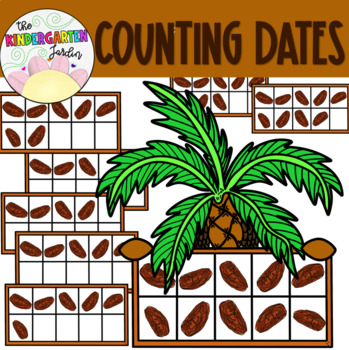 Preview of Counting Dates Ten Frames | KGJ Clipart