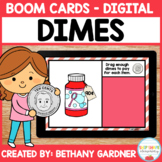 Counting Dimes - Boom Cards - Distance Learning - Counting