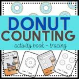 Counting Donuts 1 Through 12 Activity Book - Tracing Numbers