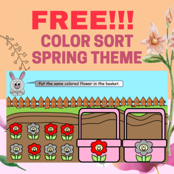 Preview of FREE!!! COLOR SORTING ACTIVITY | Easy to Use