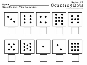 Counting Dots by IlluminatingLuz | Teachers Pay Teachers