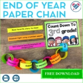Counting Down the Year Paper Chain FREE - Paper Chain Countdown