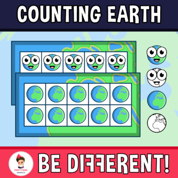 Preview of Counting Earth Clipart