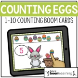 Counting Eggs 1-10 BOOM Cards Distance Learning