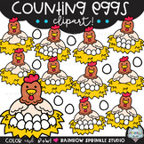 Counting Eggs Clipart
