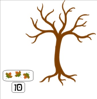Preview of Interactive Counting Fall Leaves Smart Notebook