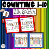 Counting File Folders - Counting 1-10 for Special Education