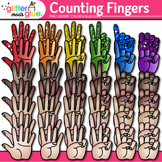 Counting Fingers & Hand Signal Clipart: Count to 10 Clip A