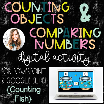 Preview of Counting Fish & Comparing Numbers {PowerPoint & Google Slides}