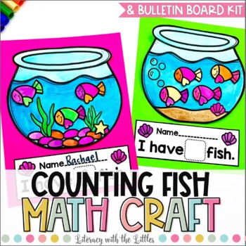 Preview of Counting Fish Craft & Bulletin Board Kit | One-to-One Correspondence