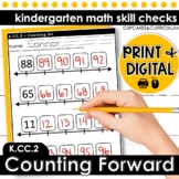 Counting Forward Worksheets Kindergarten Math K.CC.2