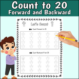 Counting Forward and Backward to 20 | Counting to 20 Worksheets