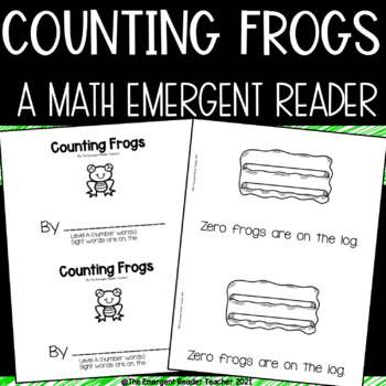 Preview of Counting Frogs Emergent Reader