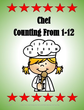 Preview of Counting From 1-12 Chef
