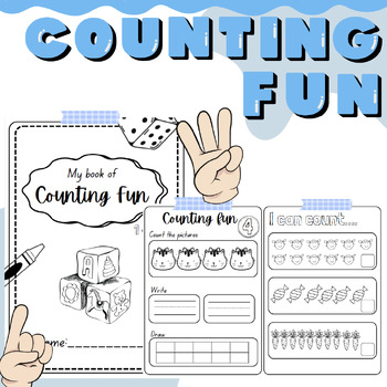 Preview of Counting Fun Activity Printable Book or Digital Resource with Numbers within 20