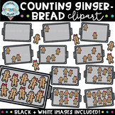 Counting Gingerbread Clipart {christmas clipart}