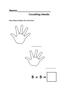 Preview of Counting Hands