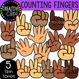 Counting Hands and Fingers Clipart {Hand Motions Clipart}