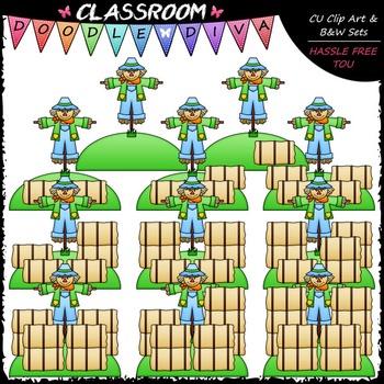 0 10 Counting Hay Bales Clip Art Sequence Counting Math Clip Art B W