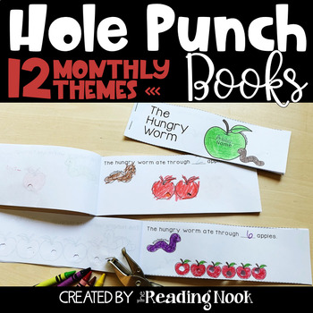 Preview of Counting Hole Punch Books