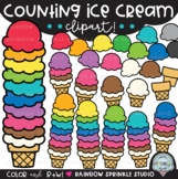 Counting Ice Cream Clipart