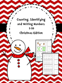 Counting, Identifying and Writing Numbers 1-10  Christmas Edition
