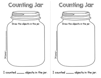 Download Counting Jar Printables by Mrs Chakalis Kindergarten | TpT