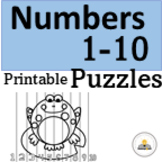Kindergarten Counting 1-10 Number Puzzles For Early Finish
