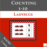 Counting Ladybugs 1-10 with Boom Cards™ | Digital