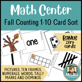 Counting Leaves Number Sorting Cards 0-10 | Pocket Chart |
