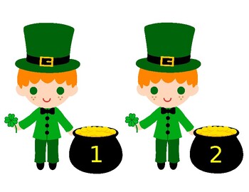 Preview of Counting Leprechauns 1-10