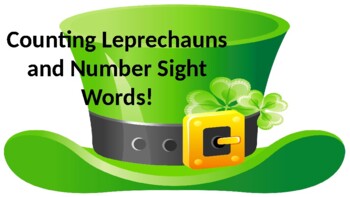 Preview of Counting Leprechauns & Number Sight Words!