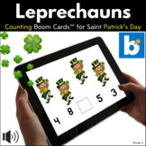 Counting Leprechauns | St Patrick's  Day Math BOOM CARDS™