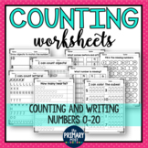 Counting Worksheets for Numbers 0-20