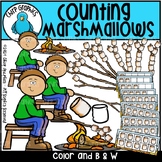 Counting Marshmallows Clip Art Set