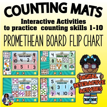 Preview of Counting Mats 1-10 ~ Promethean Flip Chart