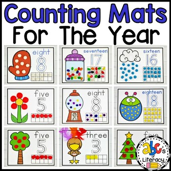 Preview of Counting to 20 - Number Recognition Activities - Counting & Writing Practice