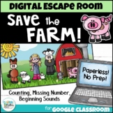 Counting - Missing Number - Beginning Sounds Digital Farm 