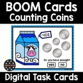 Counting Mixed Coins BOOM Cards