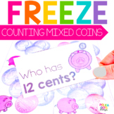 Counting Mixed Coins Game | Counting Coins Worksheets | FR