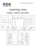 Counting Mixed Coins: Pennies, Nickels and Dimes