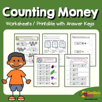 introducing money counting worksheets count coin and bills practice sheets