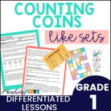 Counting Coins Activities - Identifying Coins Activities |