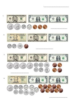 Counting Money by Jimmy's Educational Worksheets | TPT