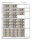 Counting Money - $5, $10, $20, $50, $100 Bills