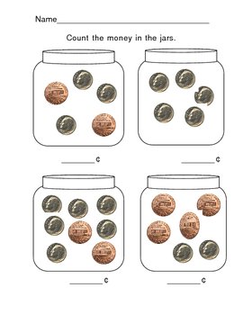 Preview of Counting Money:  Dimes and Pennies