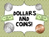 Counting Money - Dollars and Coins! Common Core Aligned!