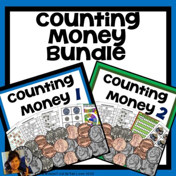 Preview of Counting Money First Grade BUNDLE AND SAVE 30%!