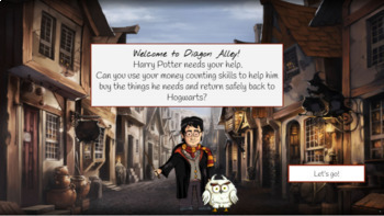 Preview of Counting Money- Harry Potter Escape Room