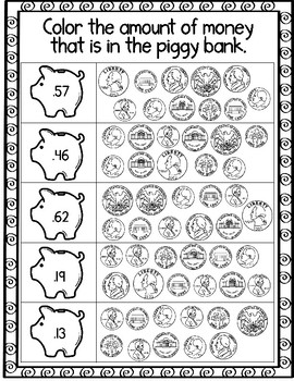 counting money kinder and first grade by kinder treasures tpt